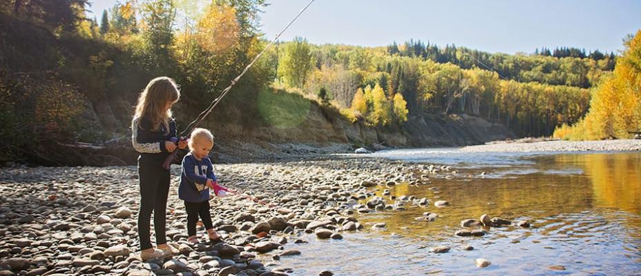 Girls Fishing